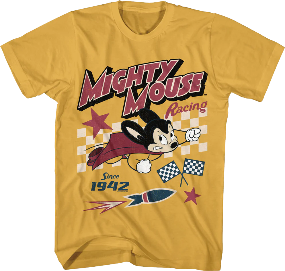 Racing Since 1942 Mighty Mouse T-Shirt