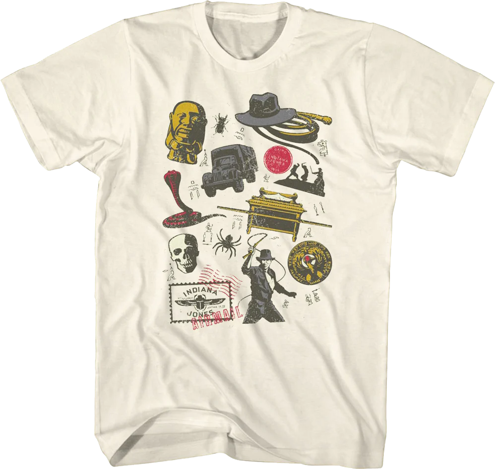 Raiders of the Lost Ark Icons Indiana Jones T-Shirt