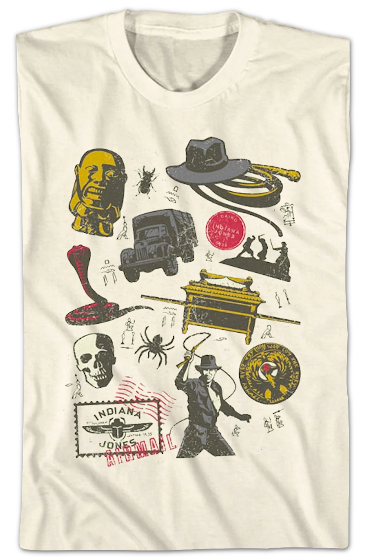 Raiders of the Lost Ark Icons Indiana Jones T-Shirt - Image 2
