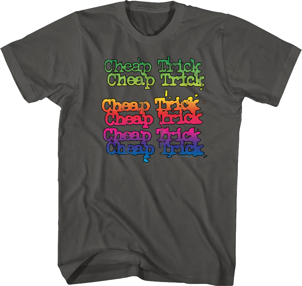 Rainbow Logo Cheap Trick T-Shirt