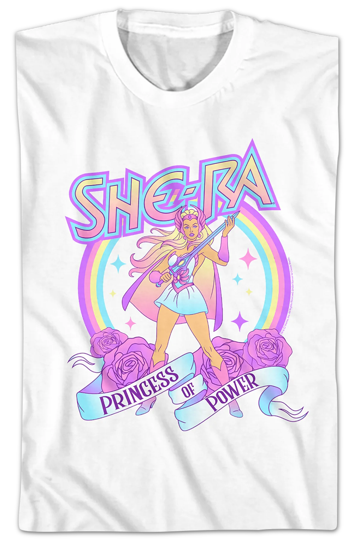 Rainbow She-Ra Masters of the Universe T-Shirt - Image 2