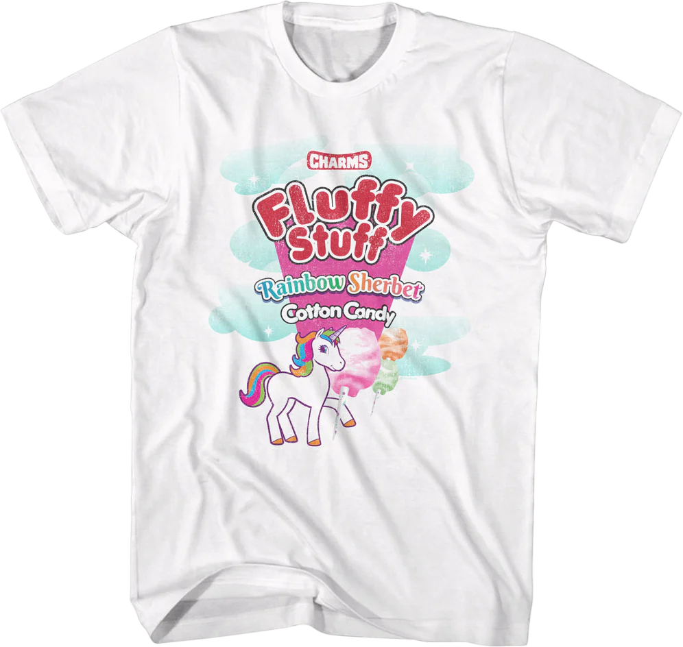 Rainbow Sherbet Cotton Candy Fluffy Stuff T-Shirt