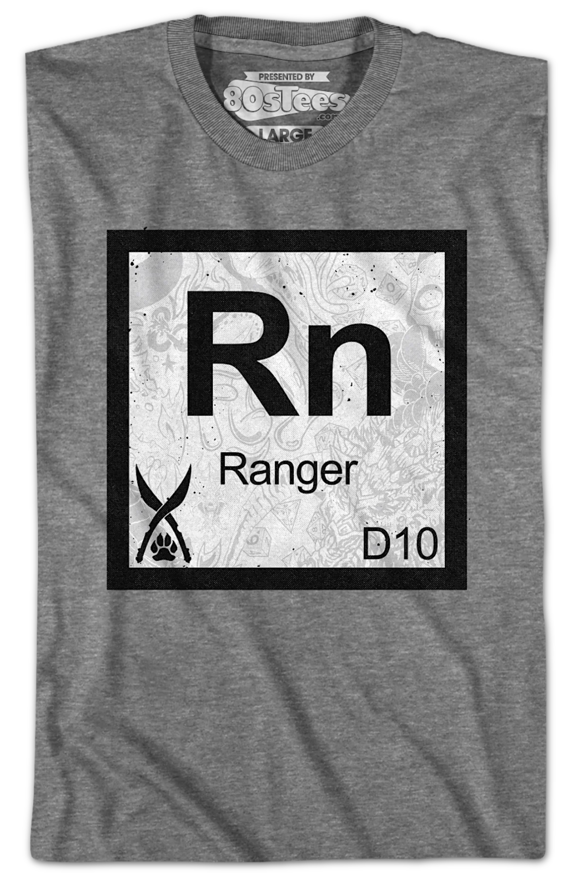 Ranger Element Symbol Dungeons & Dragons T-Shirt - Image 2