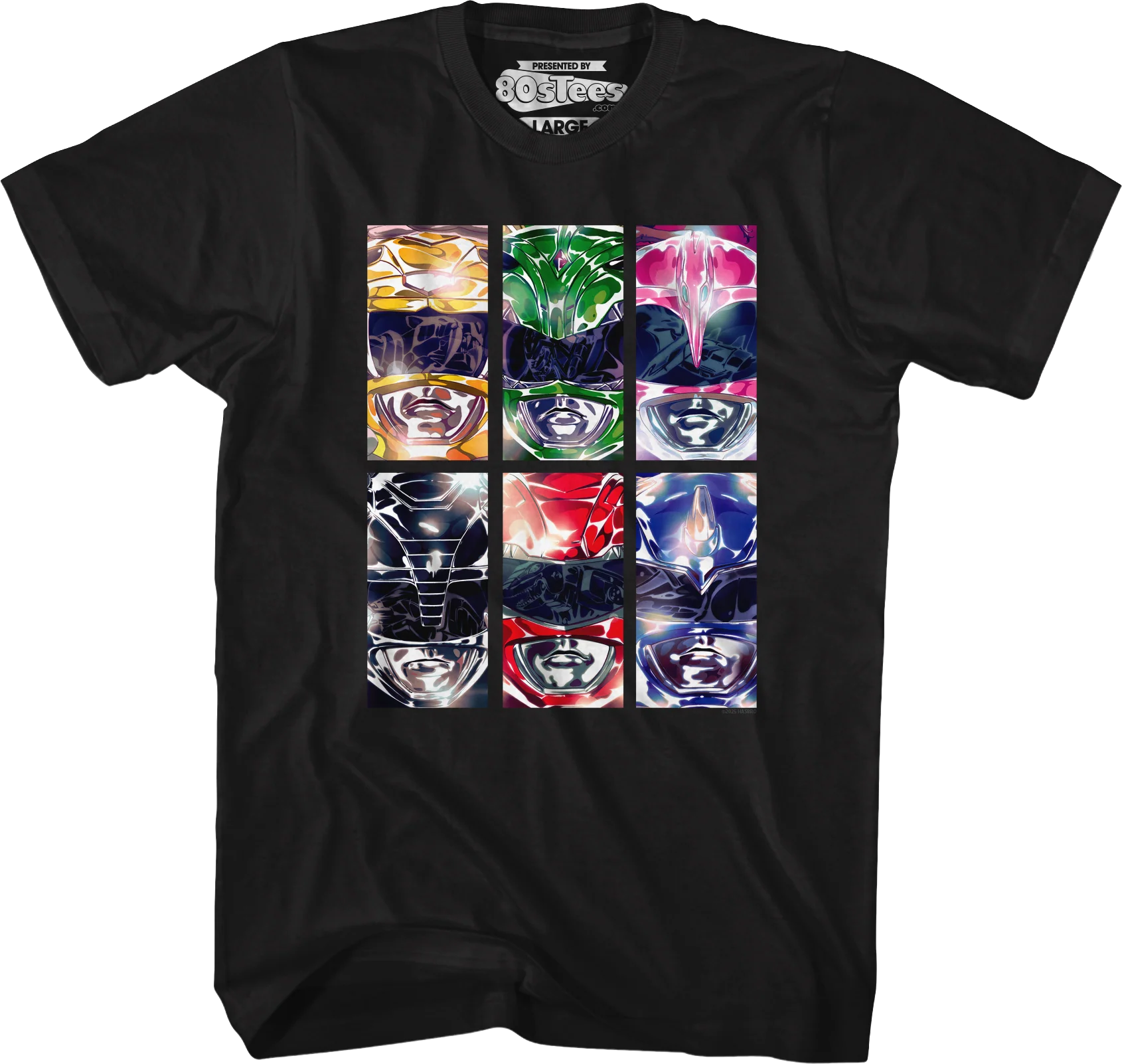 Ranger Panels Morphin Power Rangers T-Shirt