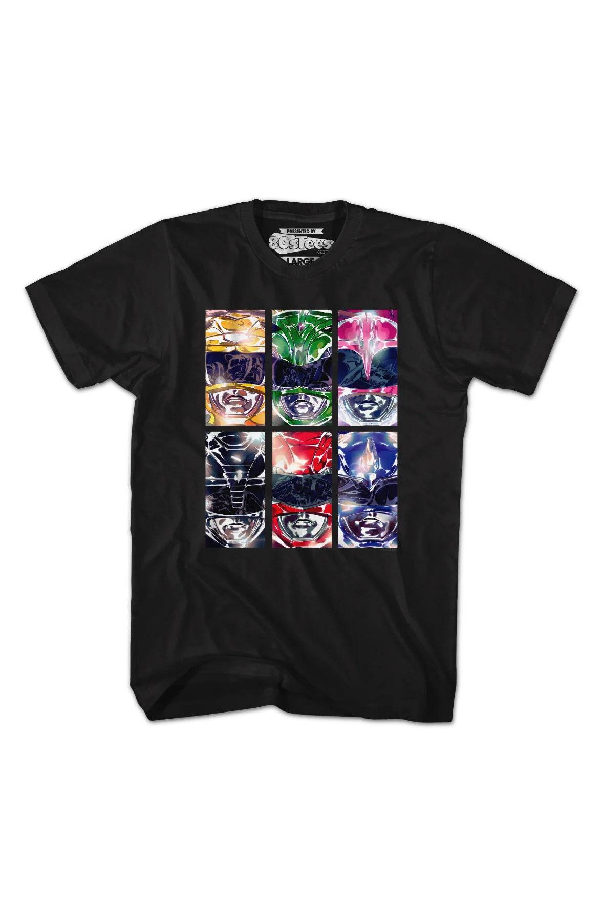 Ranger Panels Morphin Power Rangers T-Shirt - Image 2
