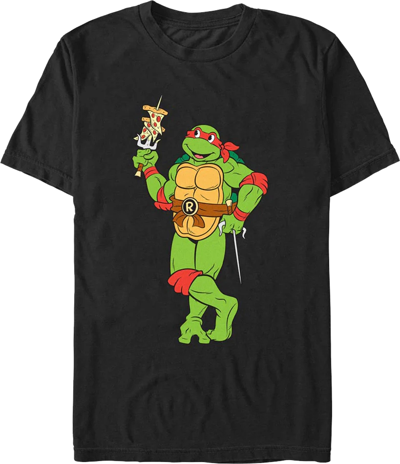 Raphael Pizza Slices Teenage Mutant Ninja Turtles T-Shirt