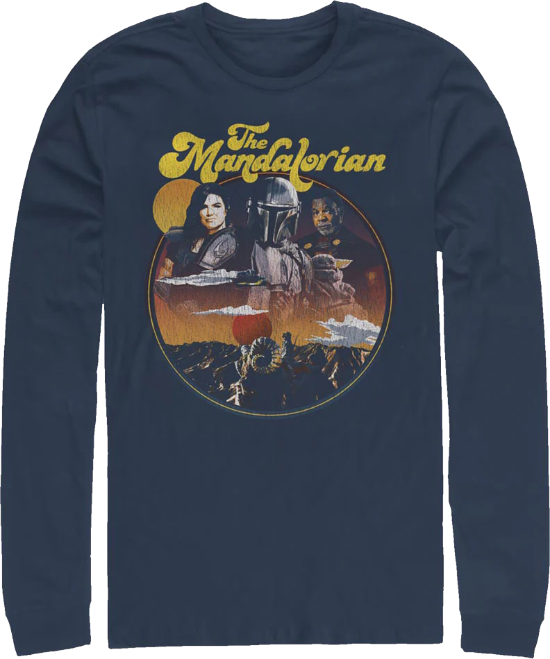 Razor Crest Crew The Mandalorian Star Wars Long Sleeve Shirt