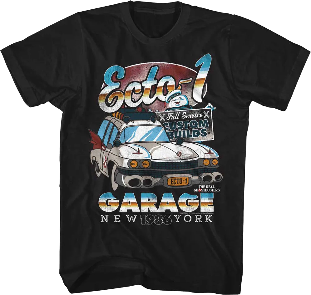 Real Ghostbusters Ecto-1 T-Shirt