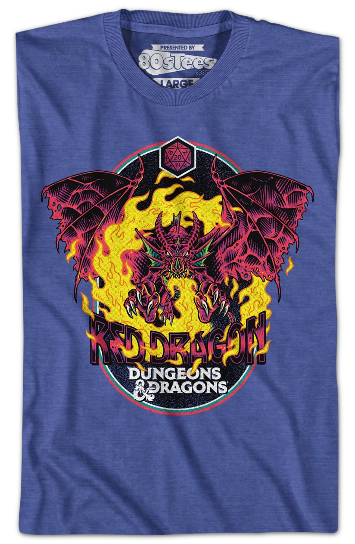 Red Dragon Dungeons & Dragons T-Shirt - Image 2