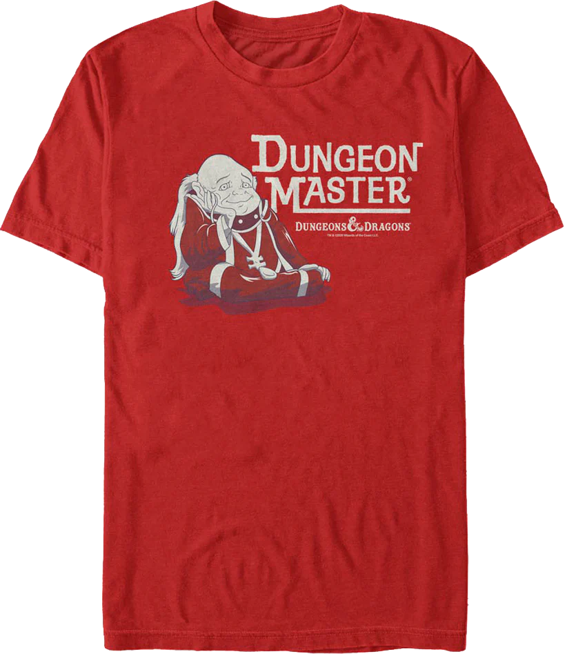 Red Dungeon Master Dungeons & Dragons T-Shirt