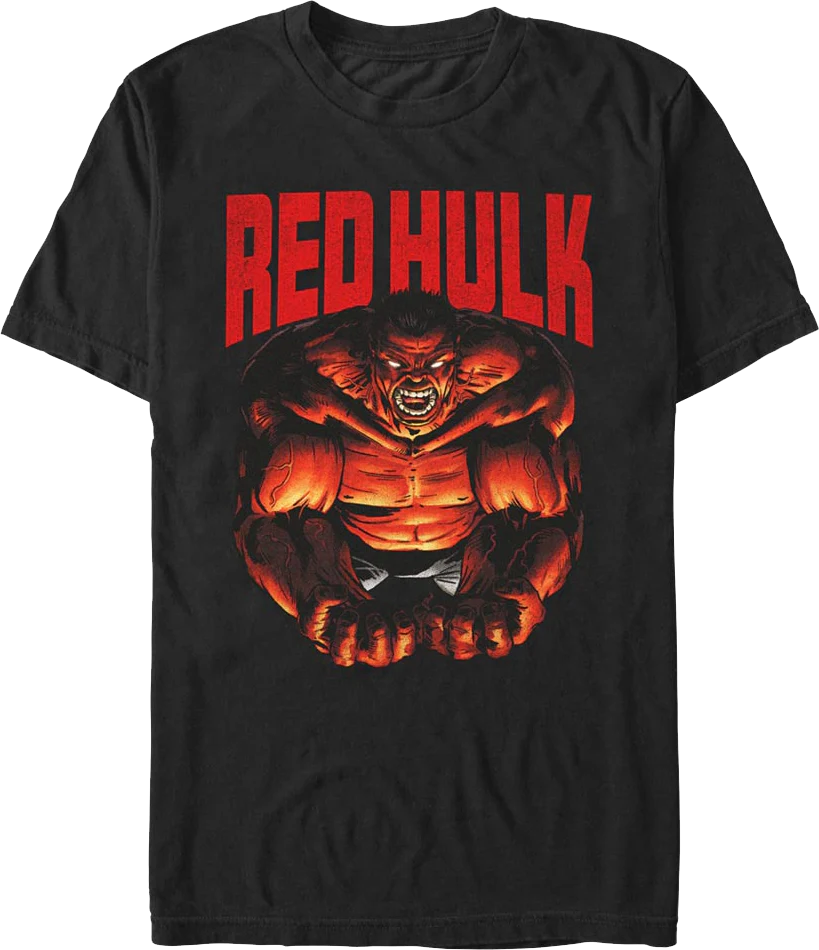 Red Hulk Marvel Comics T-Shirt