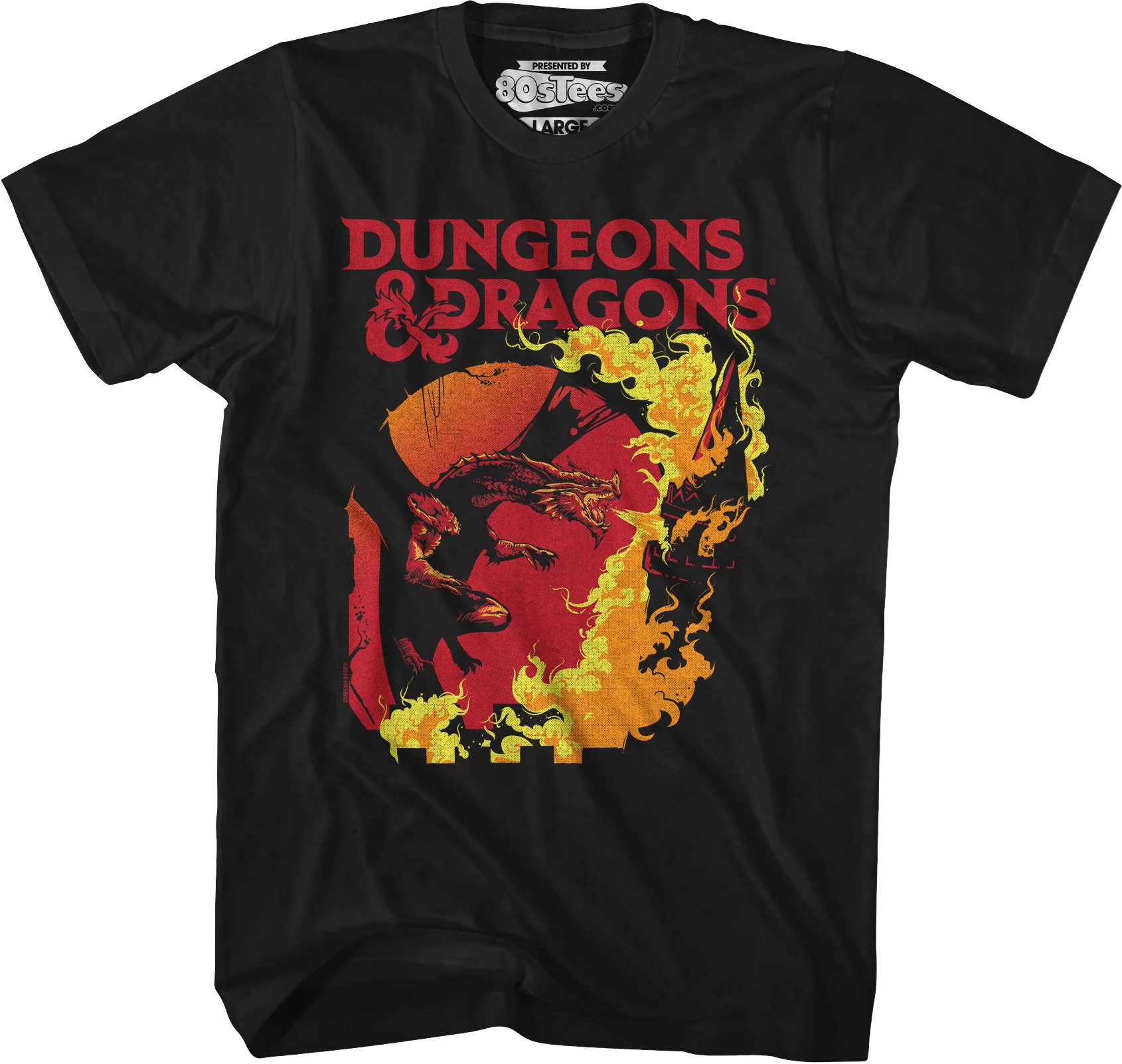 Red Inferno Dungeons & Dragons T-Shirt