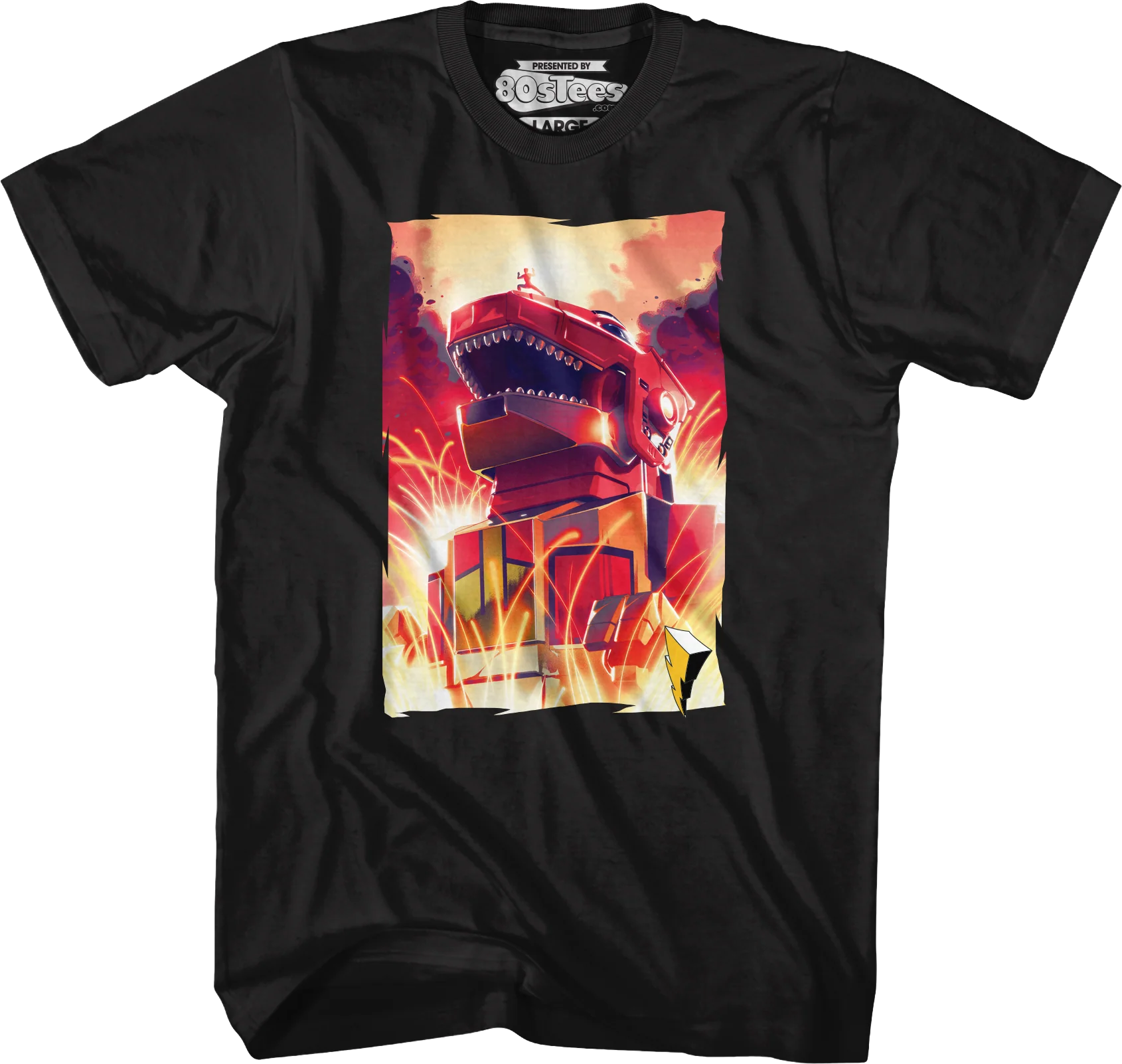 Red Ranger Dinozord Mighty Morphin Power Rangers T-Shirt