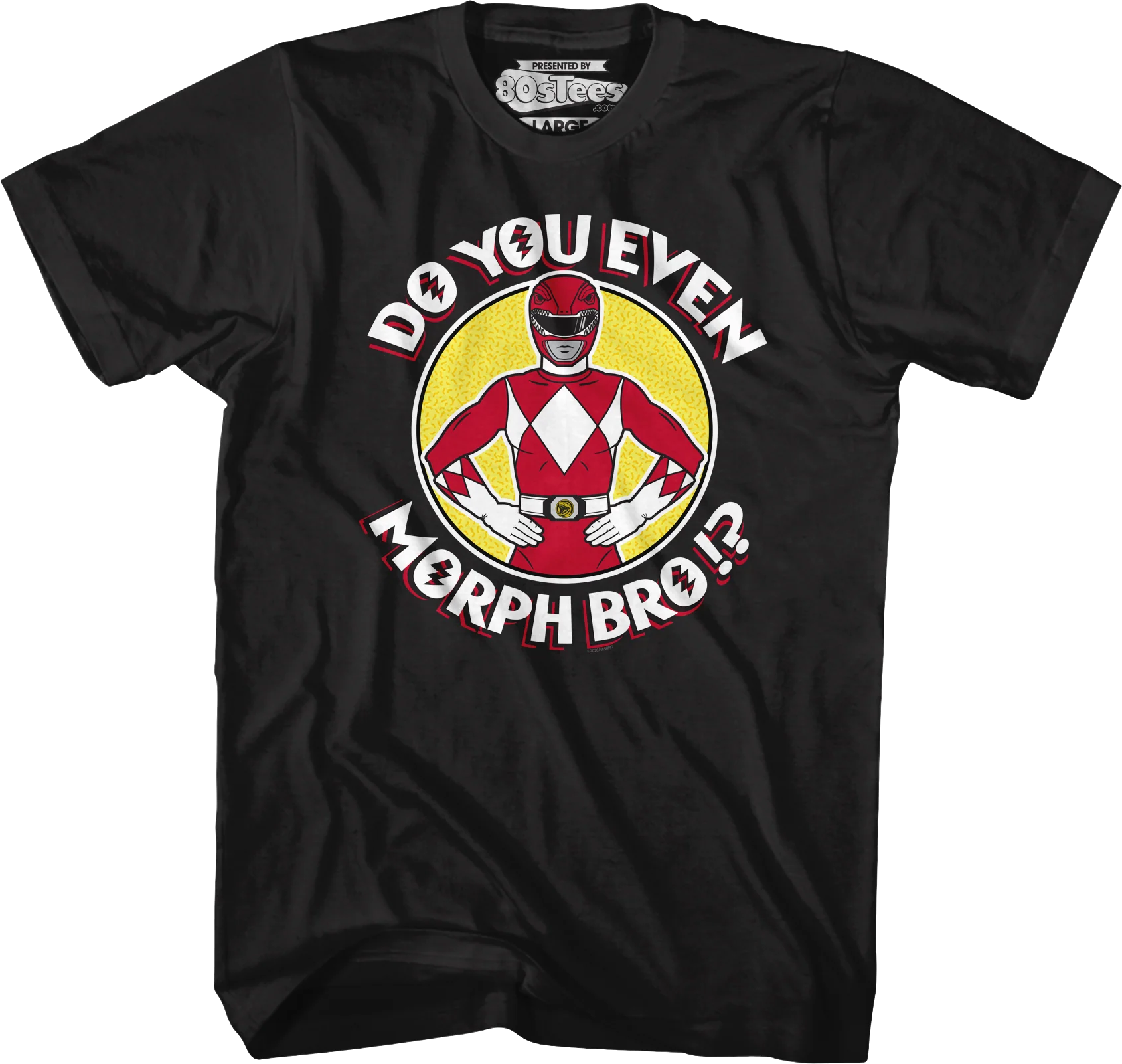 Red Ranger Do You Even Morph Bro Mighty Morphin Power Rangers T-Shirt