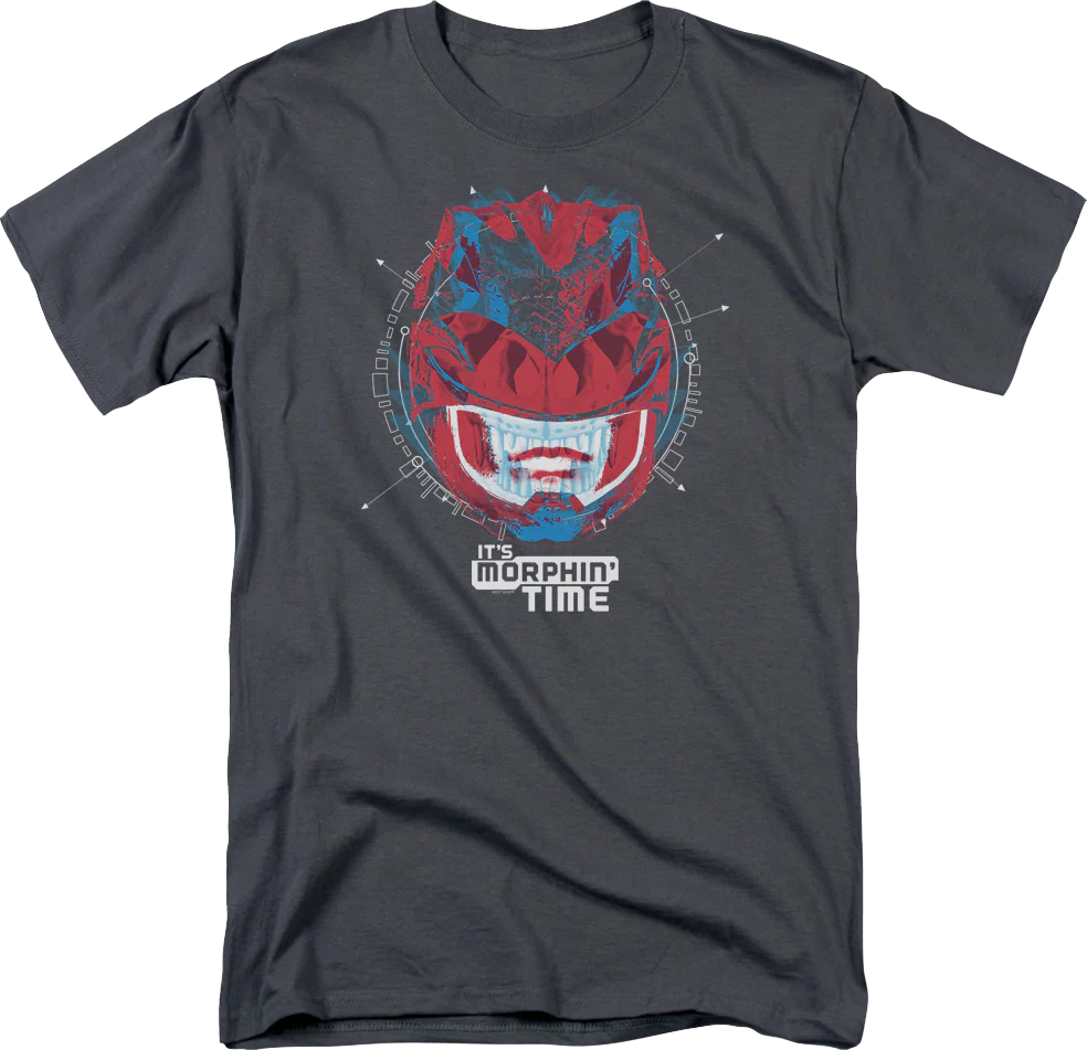 Red Ranger It's Morphin' Time Mighty Morphin Power Rangers T-Shirt