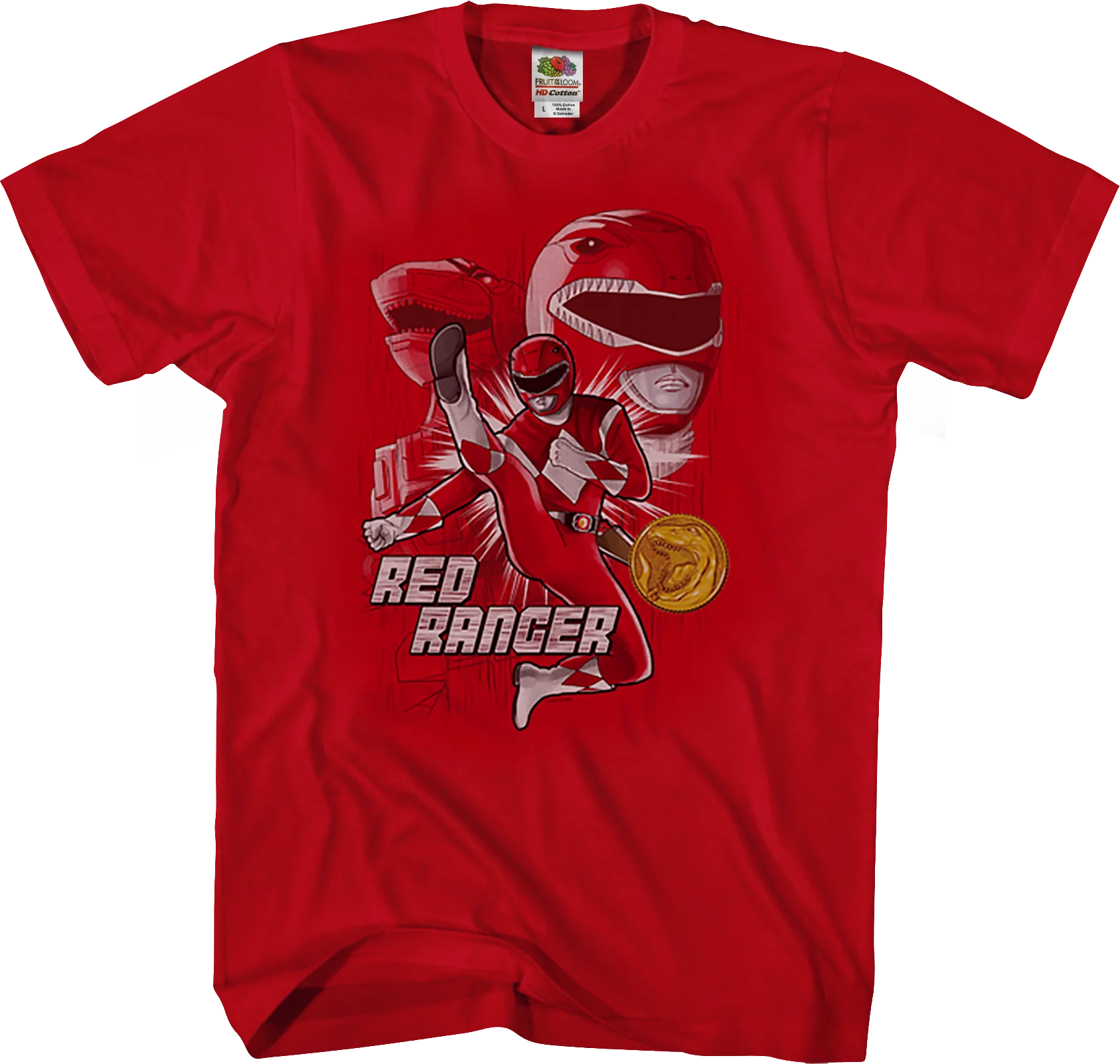 Red Ranger Mighty Morphin Power Rangers T-Shirt