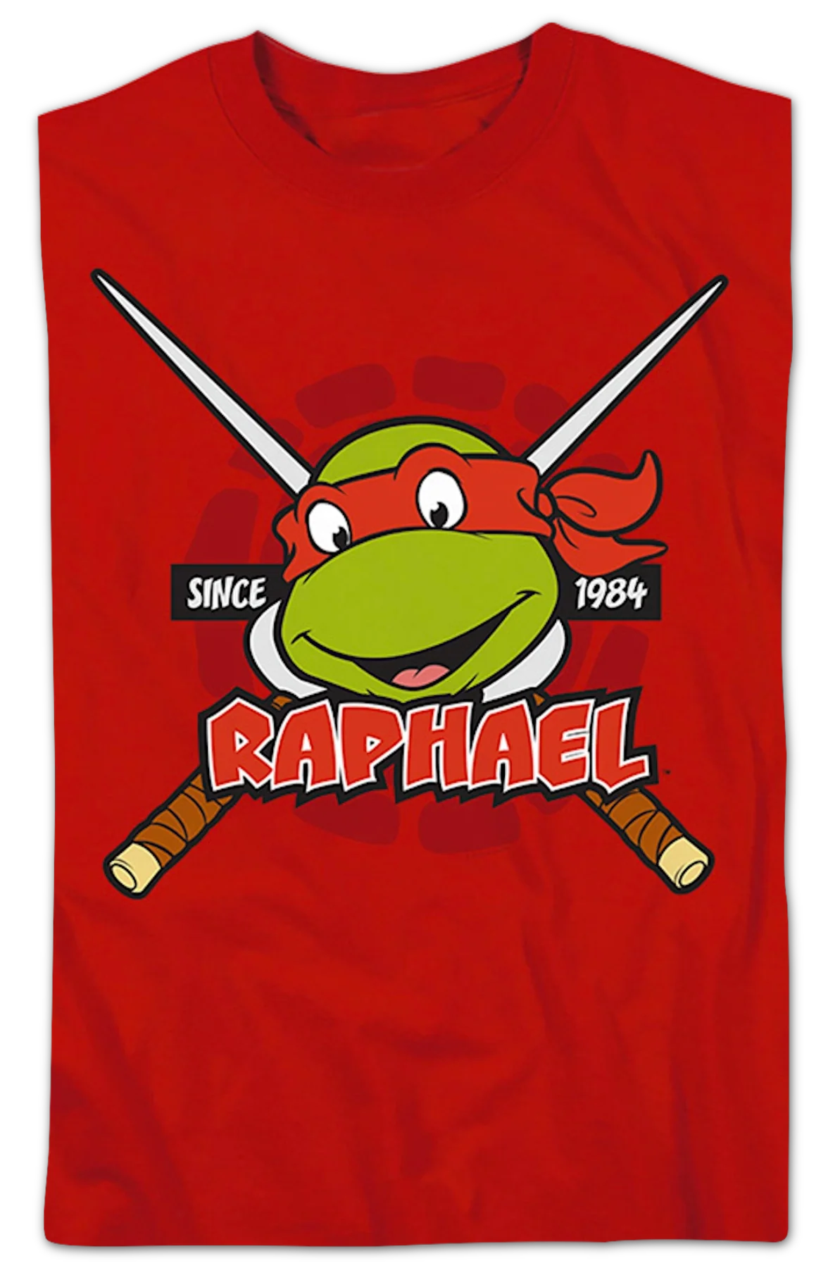 Red Raphael Since 1984 Teenage Mutant Ninja Turtles T-Shirt - Image 2