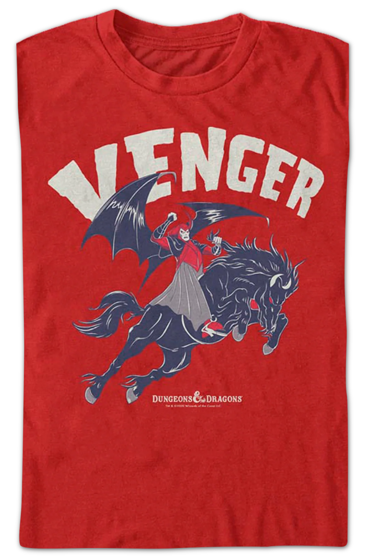 Red Venger Dungeons & Dragons T-Shirt - Image 2