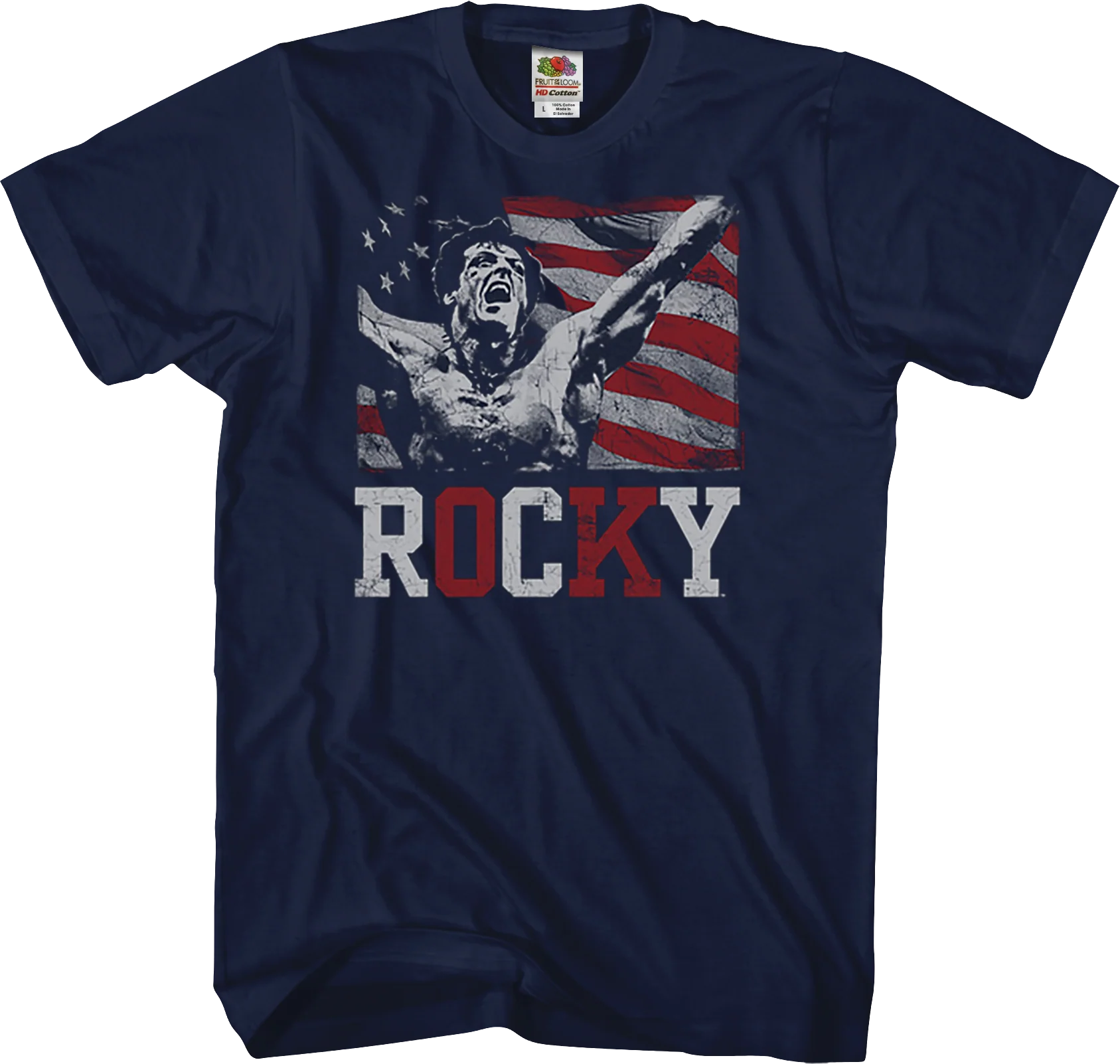 Red White and Blue Rocky T-Shirt
