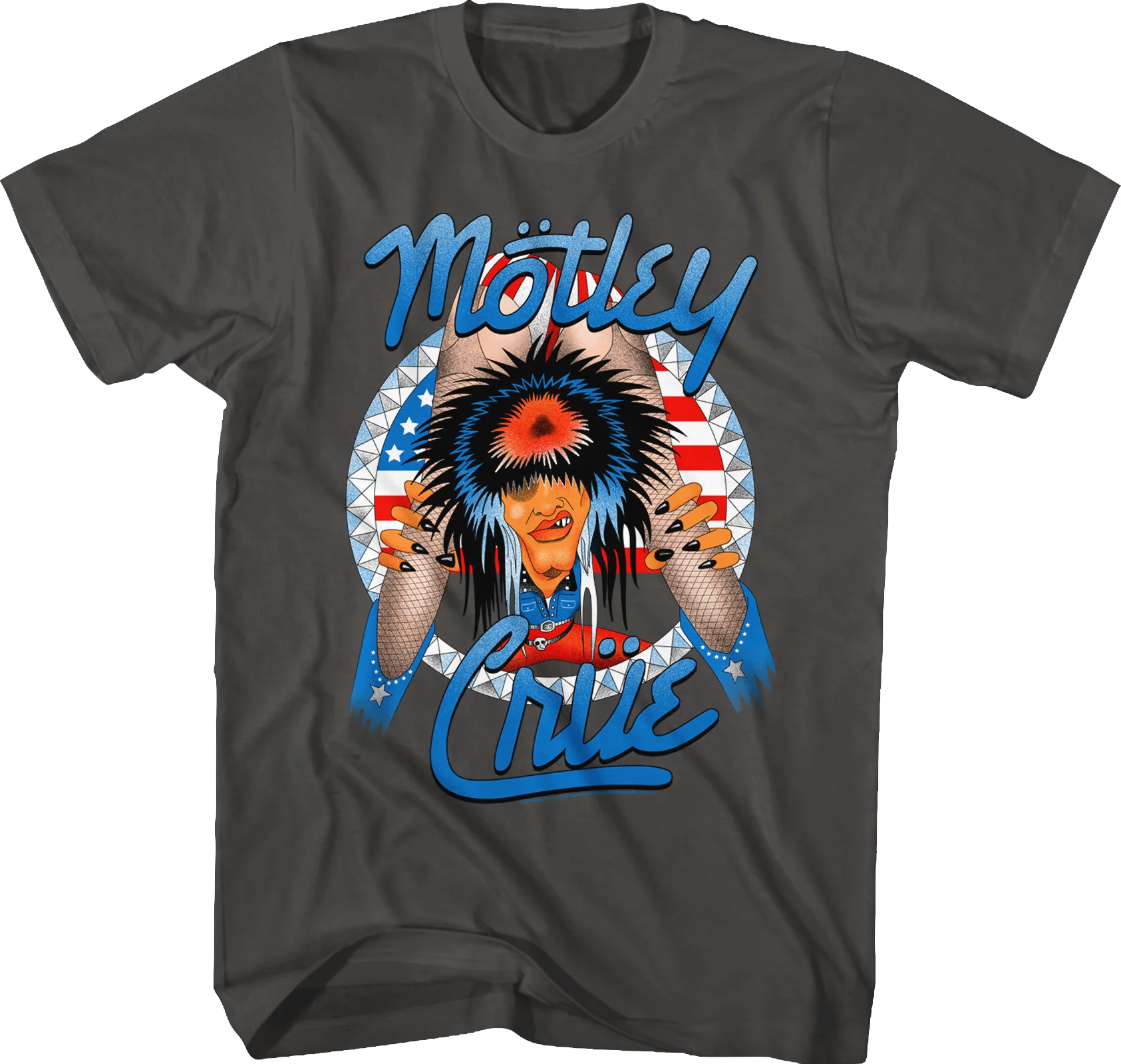 Red White and Crue Allister Fiend Motley Crue T-Shirt