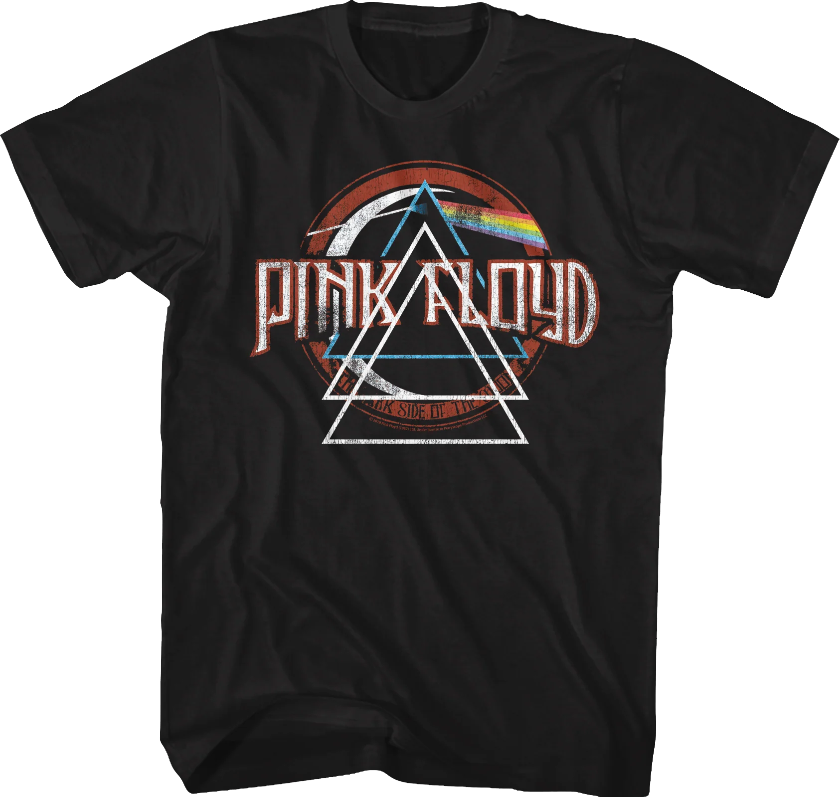 Repeated Prism Dark Side of the Moon Pink Floyd T-Shirt