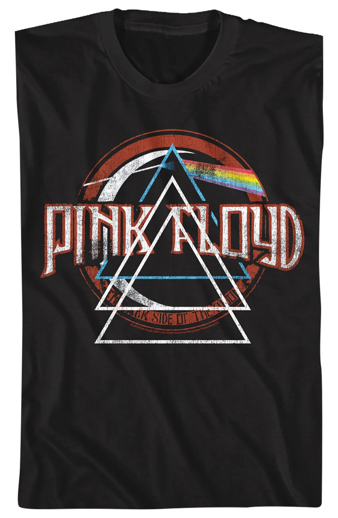 Repeated Prism Dark Side of the Moon Pink Floyd T-Shirt - Image 2