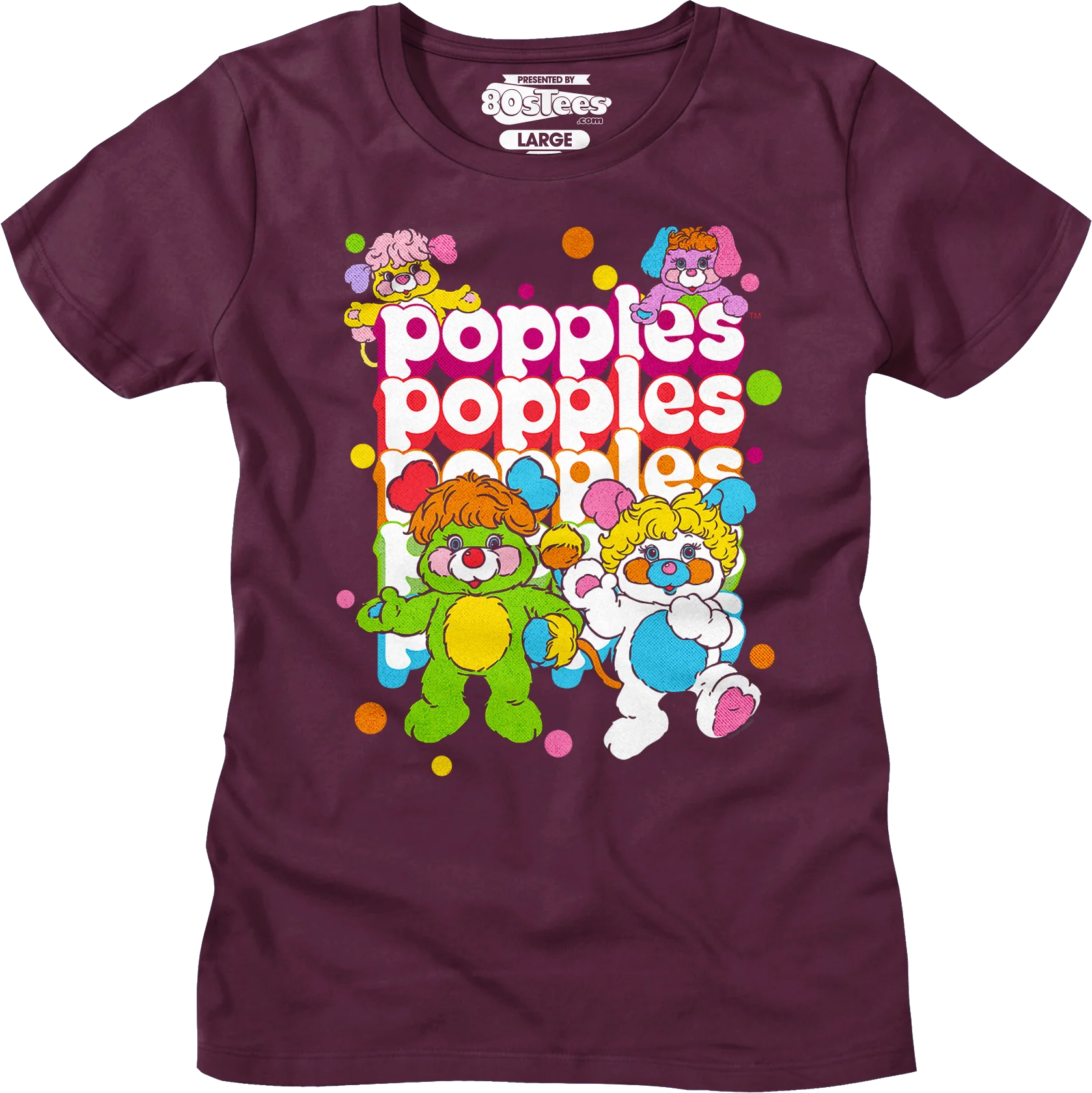 Repeating Logo Popples T-Shirt - Image 12