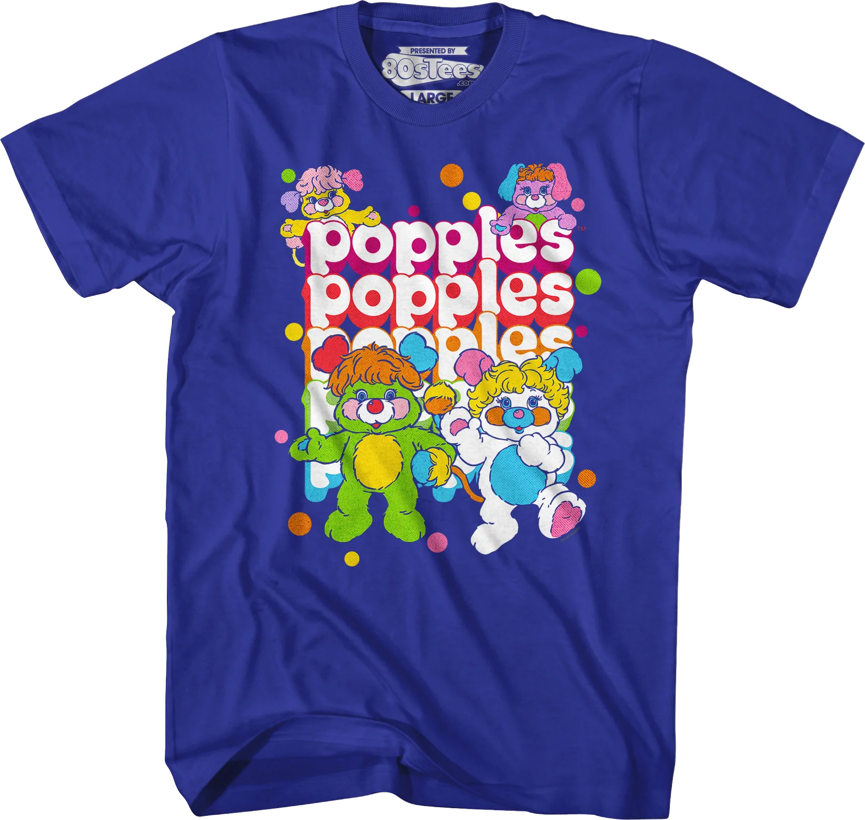 Repeating Logo Popples T-Shirt - Image 9