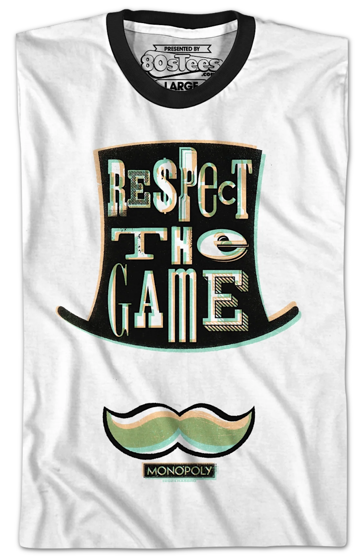 Respect The Game Monopoly Ringer Shirt - Image 2