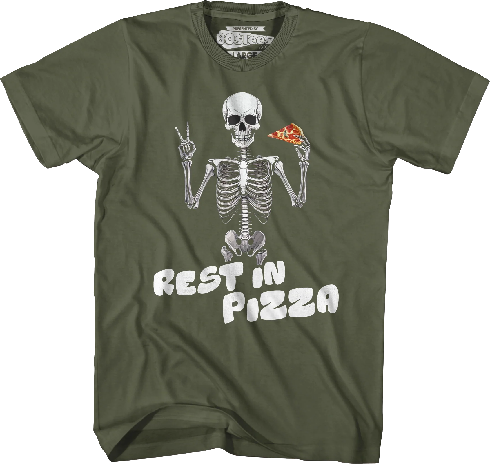 Rest In Pizza T-Shirt - Image 3