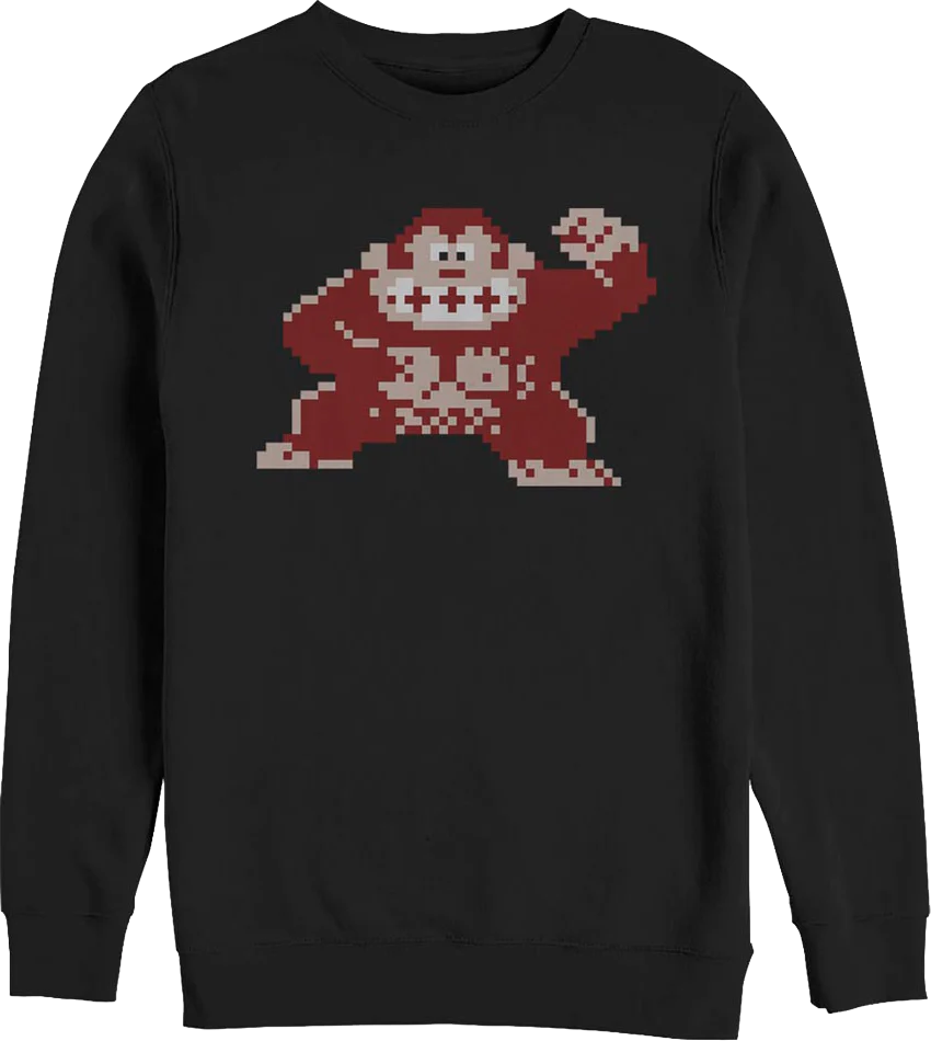 Retro 8-Bit Donkey Kong Sweatshirt