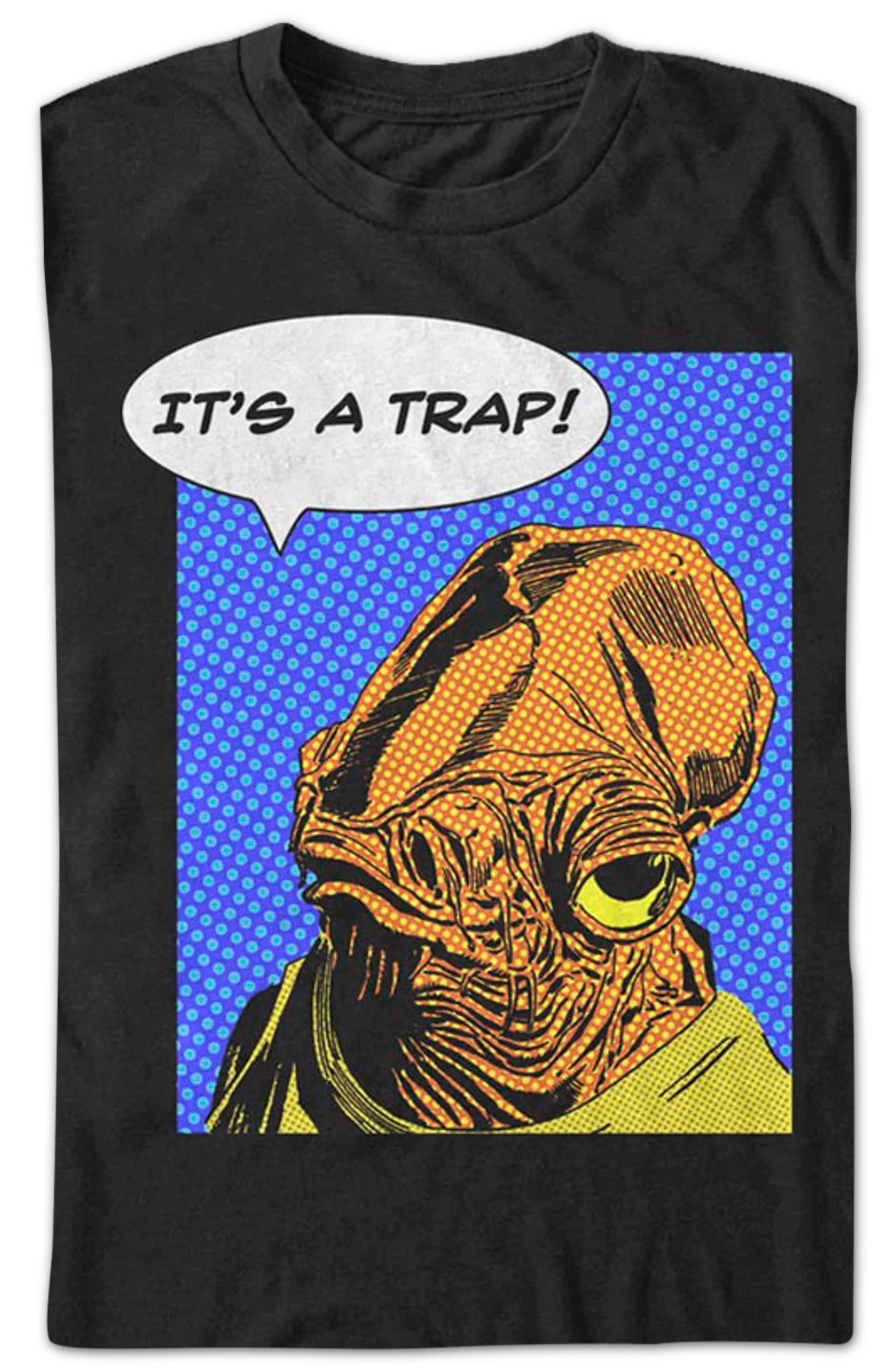 Retro Admiral Ackbar It's A Trap Star Wars T-Shirt - Image 2