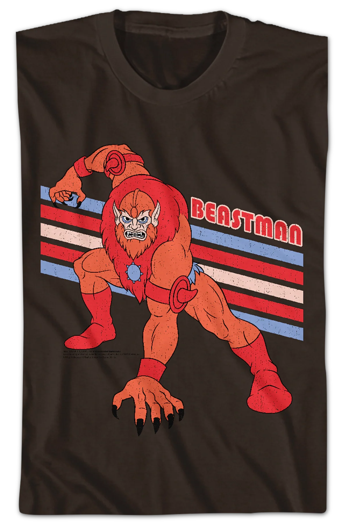 Retro Beast Man Masters of the Universe T-Shirt - Image 2