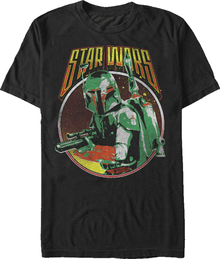 Retro Boba Fett Star Wars T-Shirt