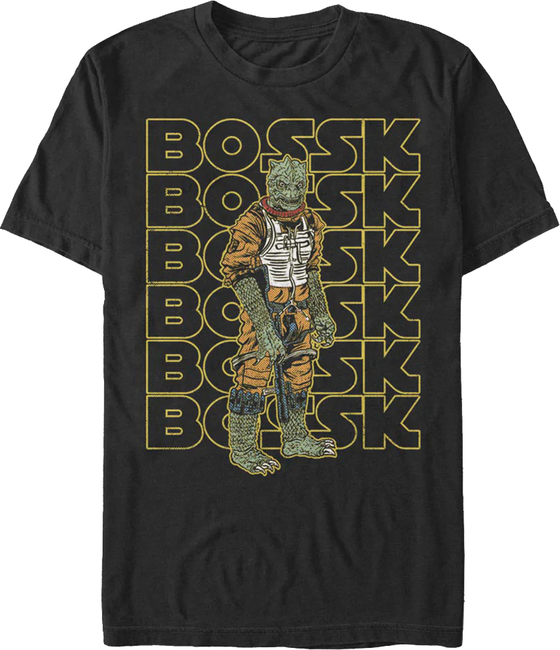 Retro Bossk Star Wars T-Shirt
