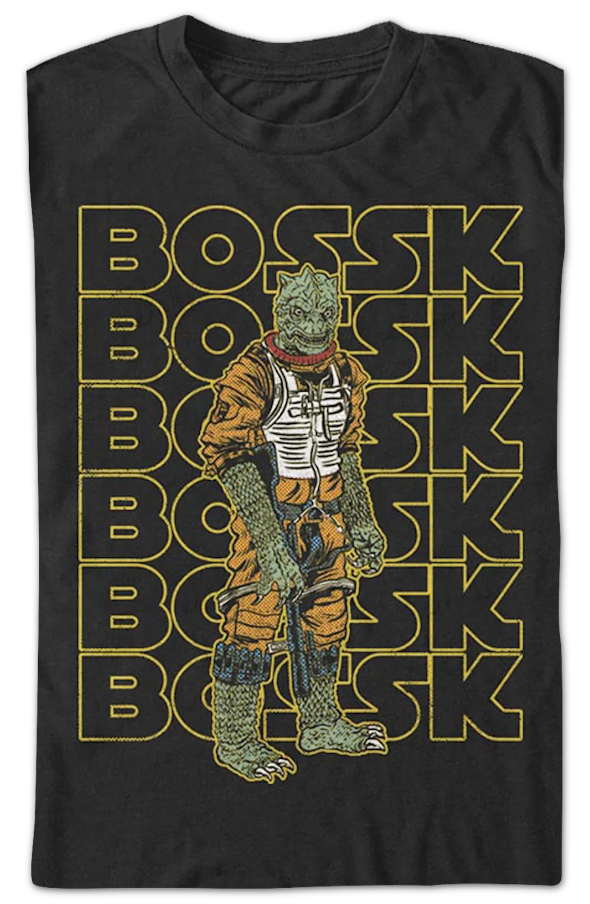 Retro Bossk Star Wars T-Shirt - Image 2