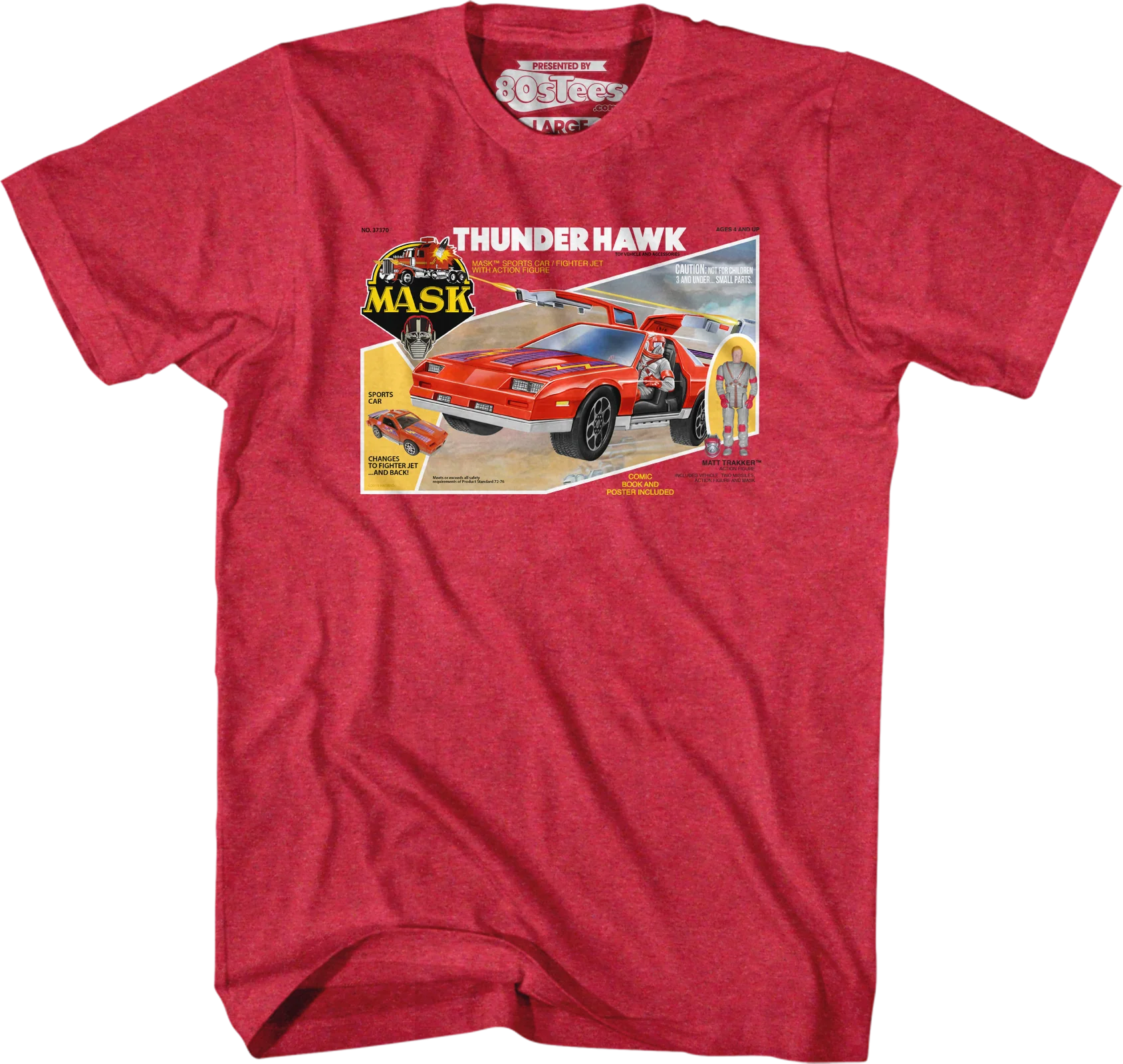 Retro Box Art Thunderhawk MASK T-Shirt