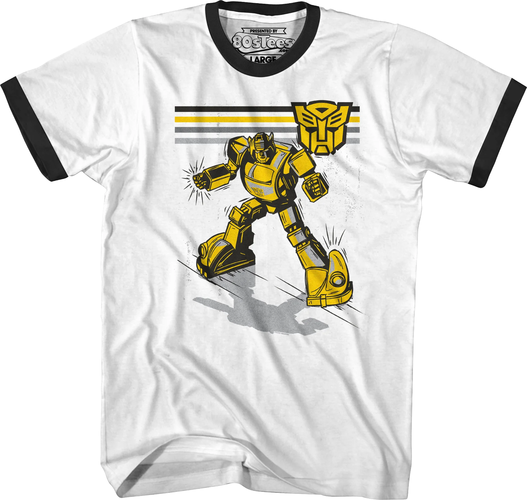 Retro Bumblebee Transformers Ringer Shirt
