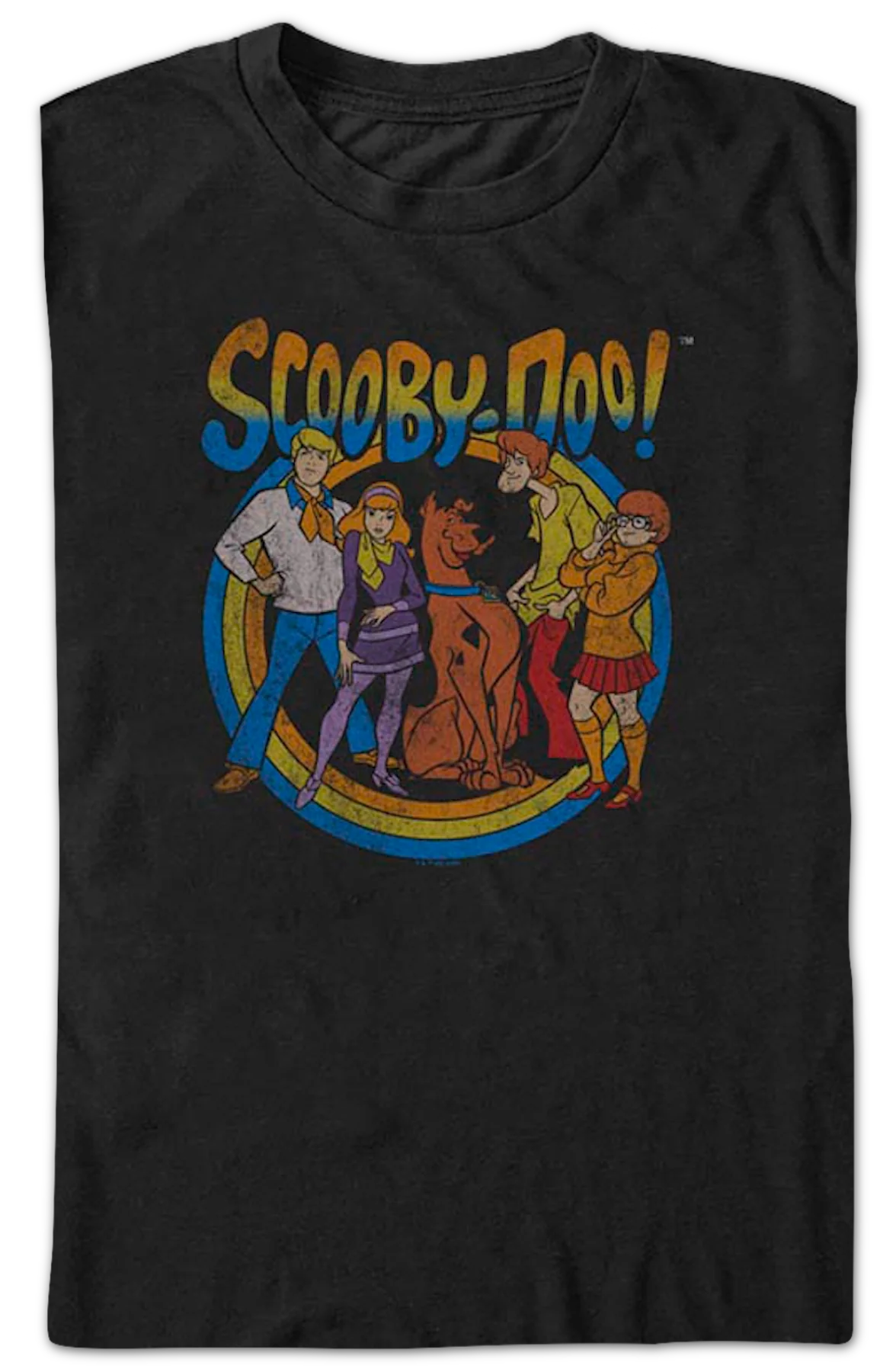 Retro Circle Scooby-Doo T-Shirt - Image 2