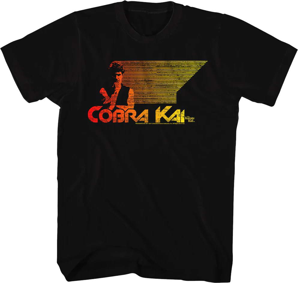 Retro Cobra Kai John Kreese Karate Kid T-Shirt