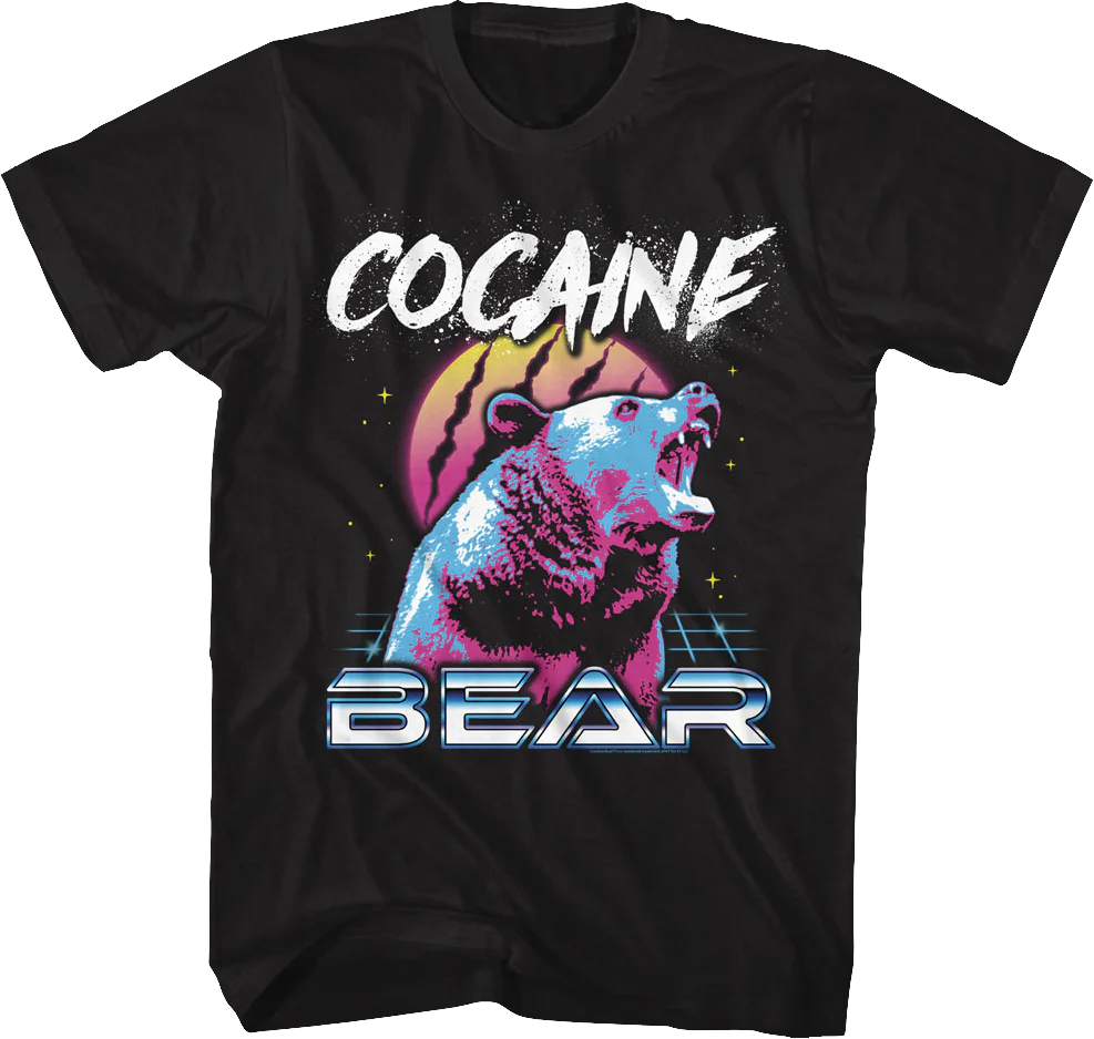Retro Cocaine Bear T-Shirt