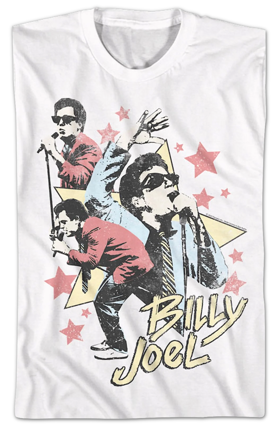 Retro Collage Billy Joel T-Shirt - Image 2