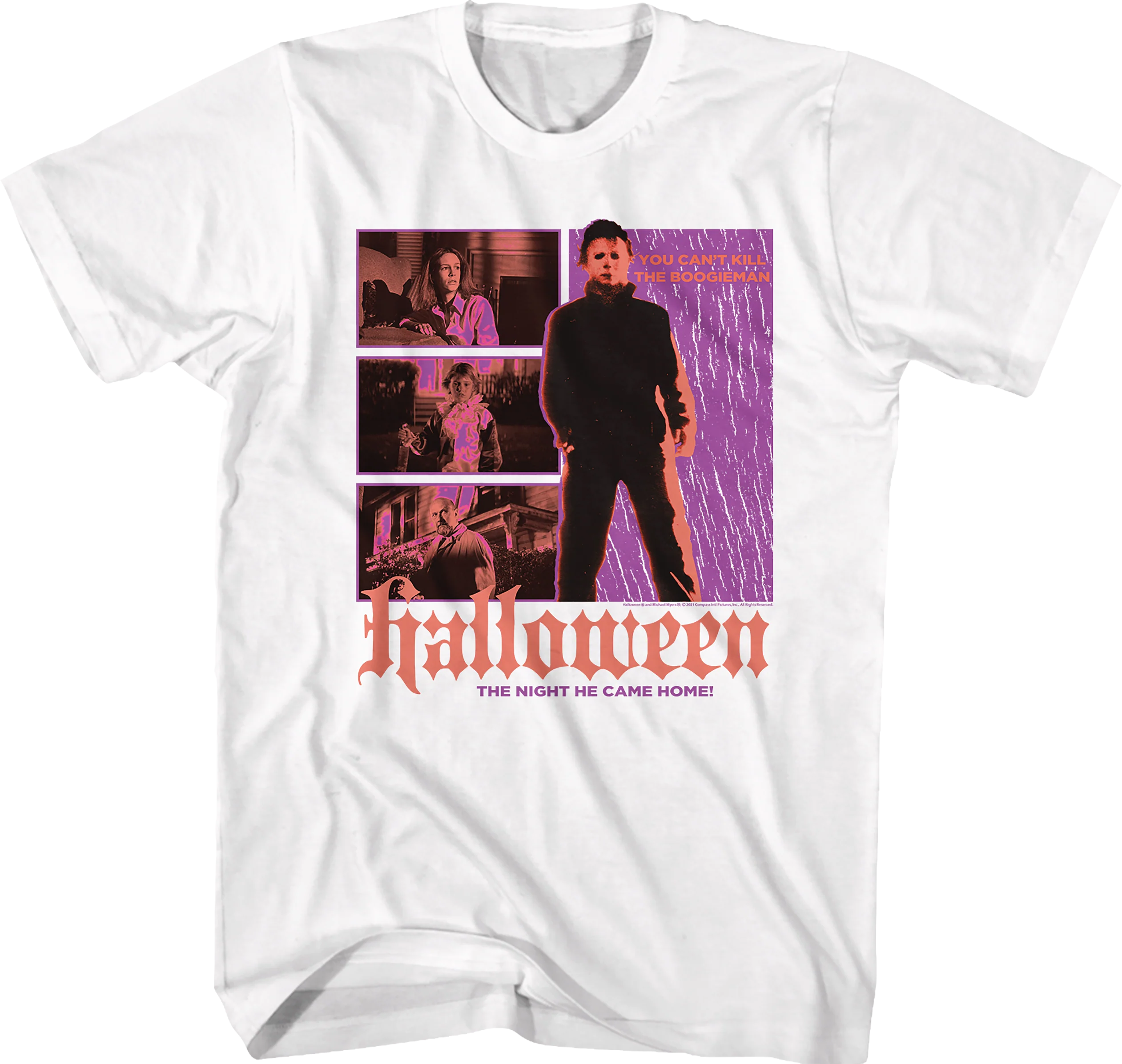 Retro Collage Poster Halloween T-Shirt