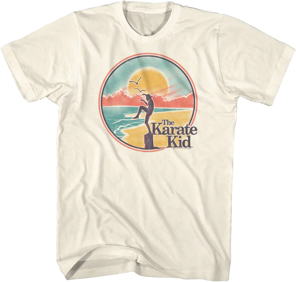 Retro Crane Kick Karate Kid T-Shirt
