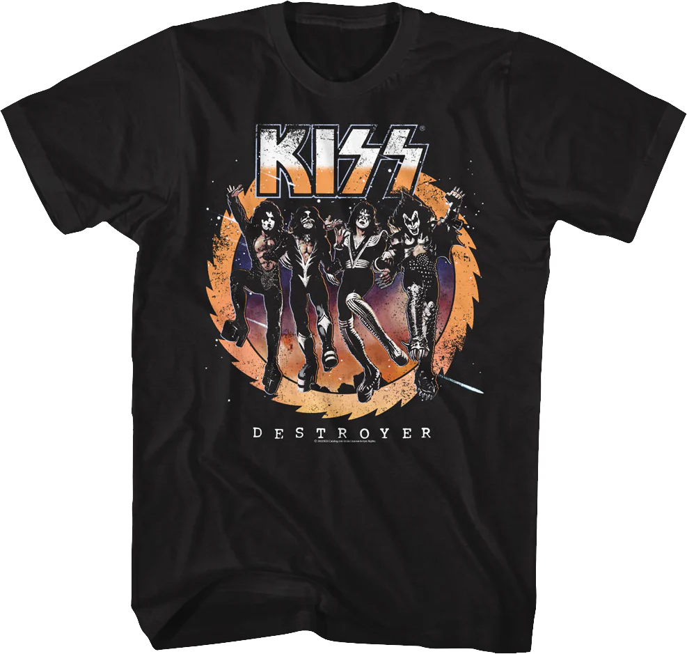 Retro Destroyer KISS T-Shirt