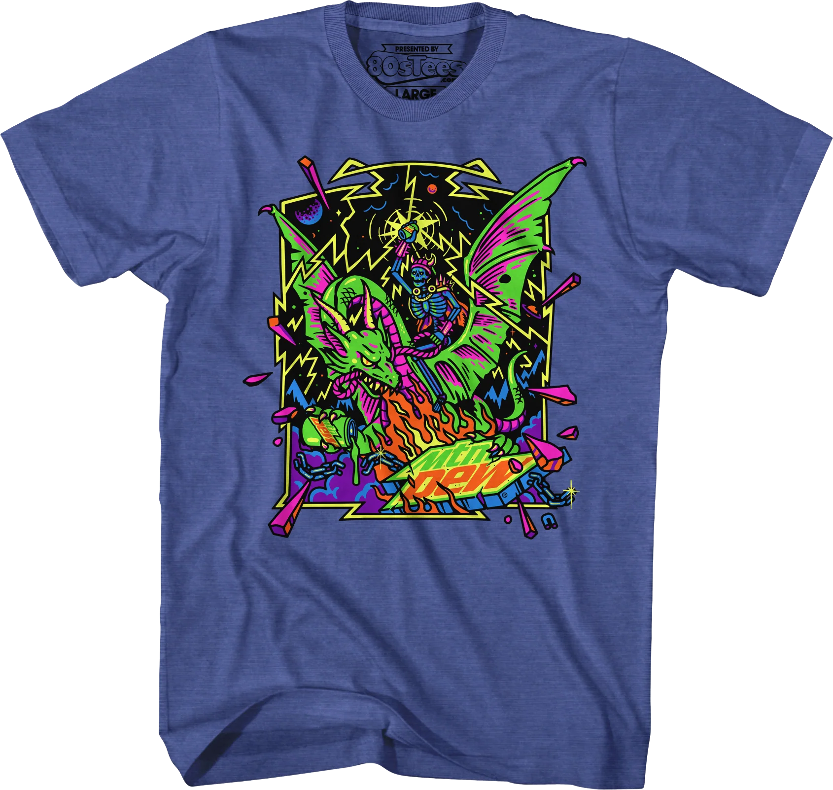 Retro Dragon Mountain Dew T-Shirt - Image 4