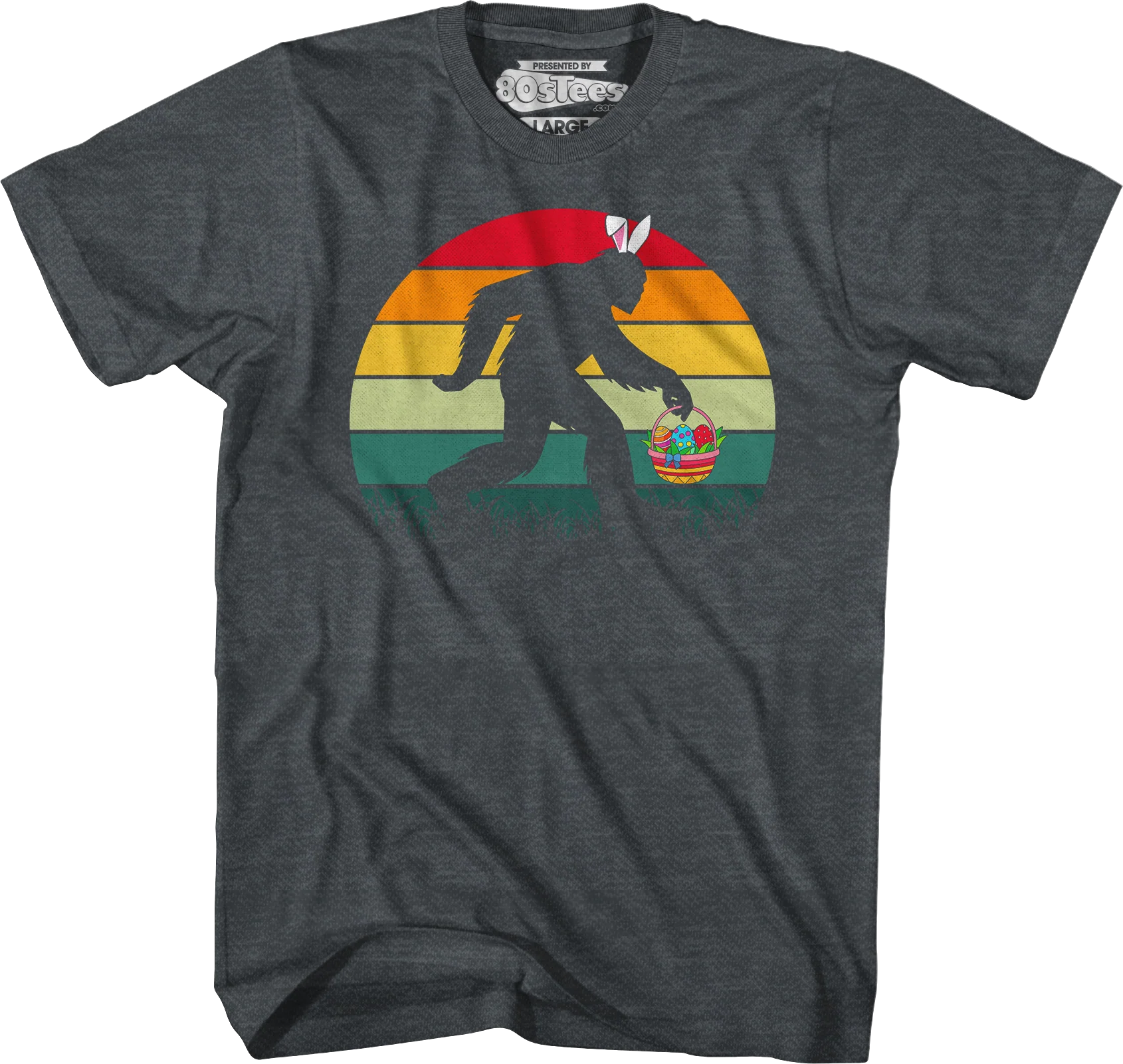 Retro Easter Bigfoot T-Shirt - Image 4