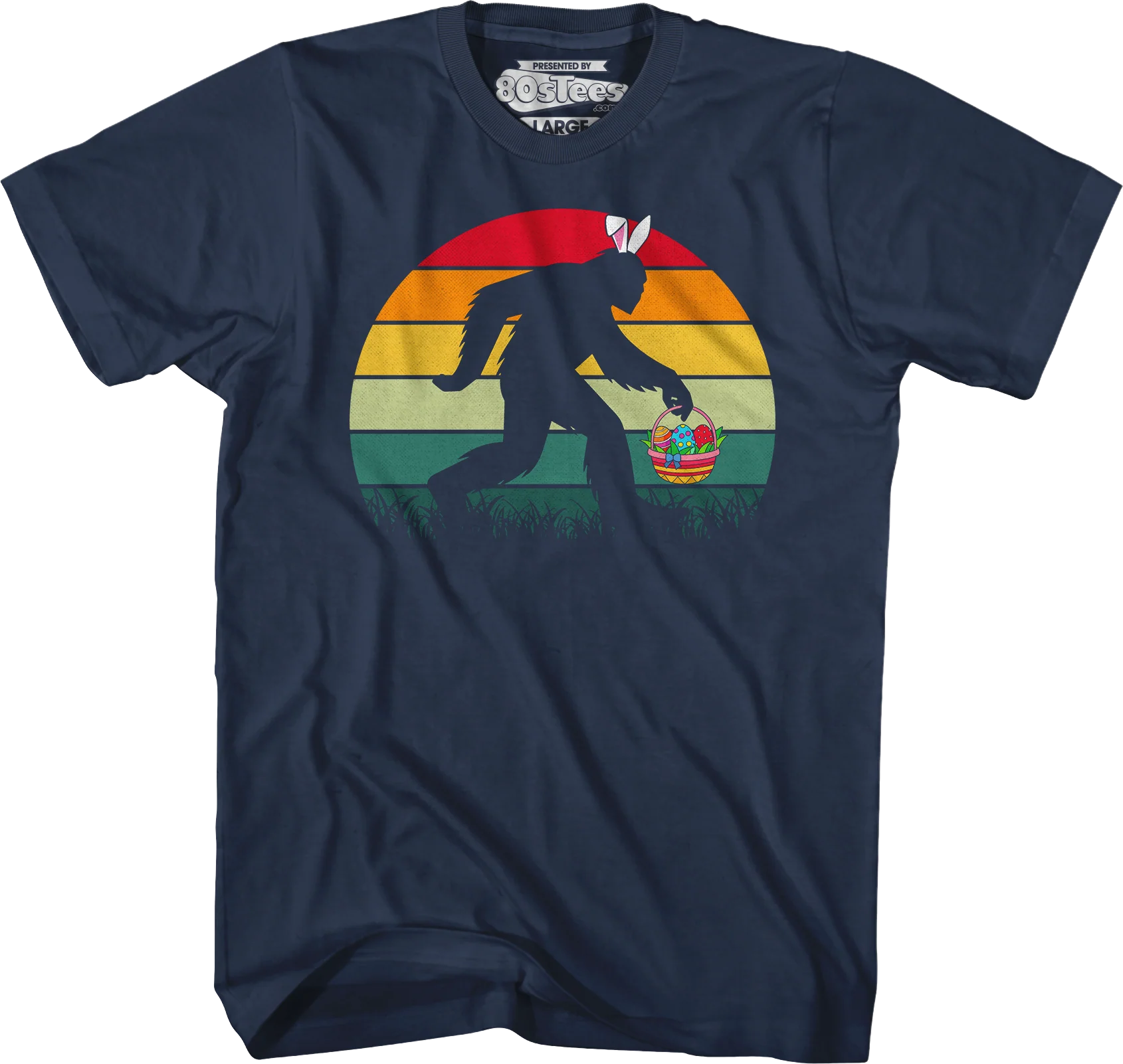 Retro Easter Bigfoot T-Shirt - Image 6