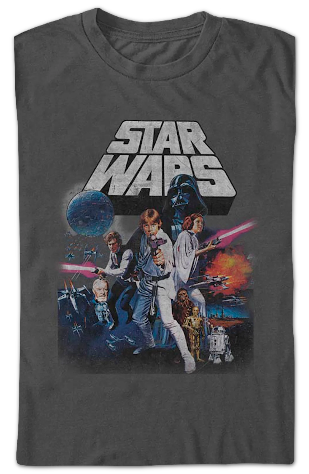 Retro Episode IV Poster Star Wars T-Shirt - Image 2