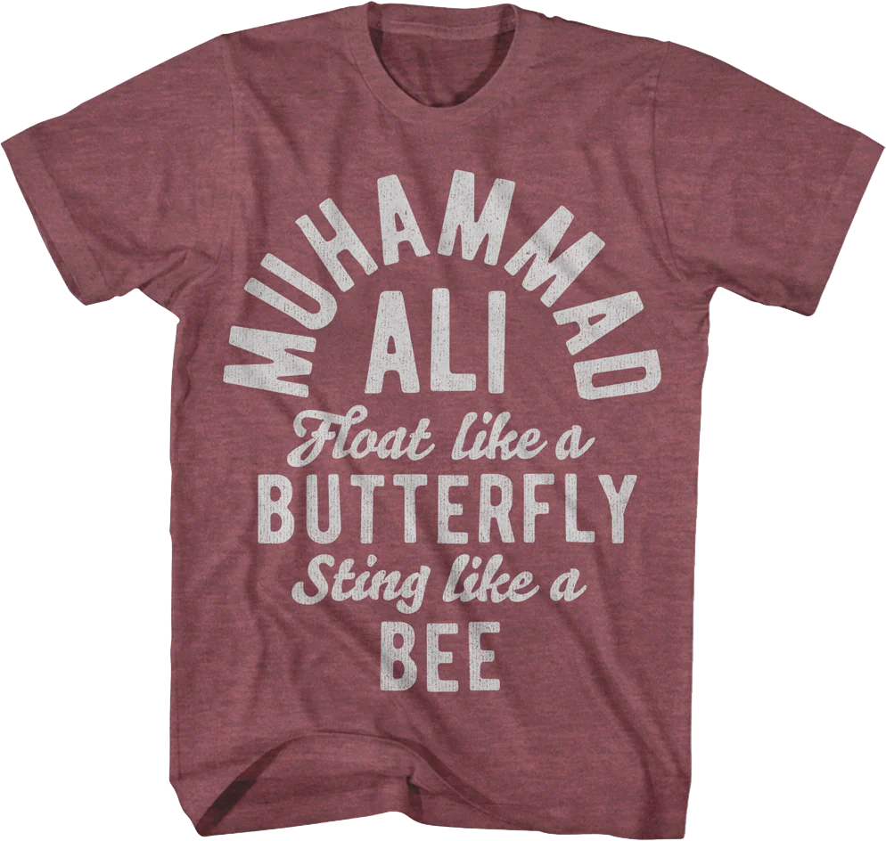 Retro Float Like A Butterfly Sting Like A Bee Muhammad Ali T-Shirt